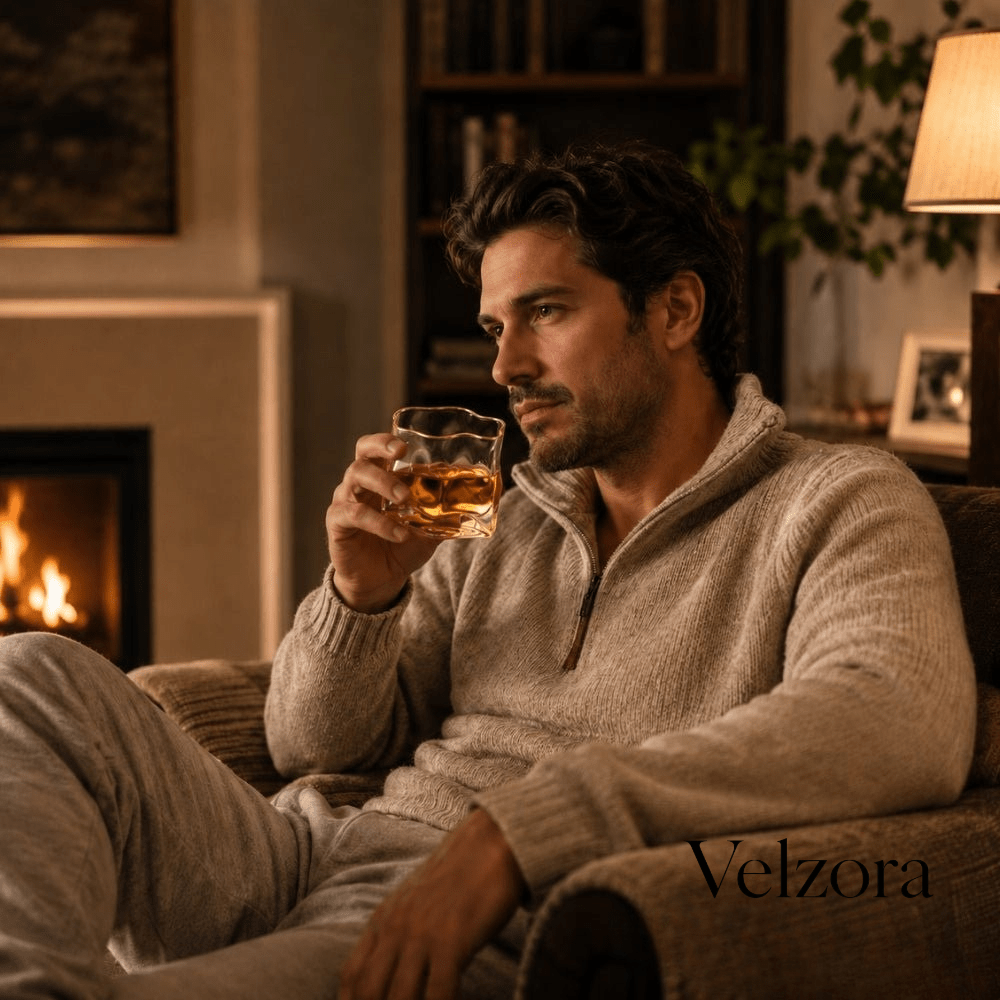 Velzora - Verres à whisky en verre texturé soufflé à la main | Velzora