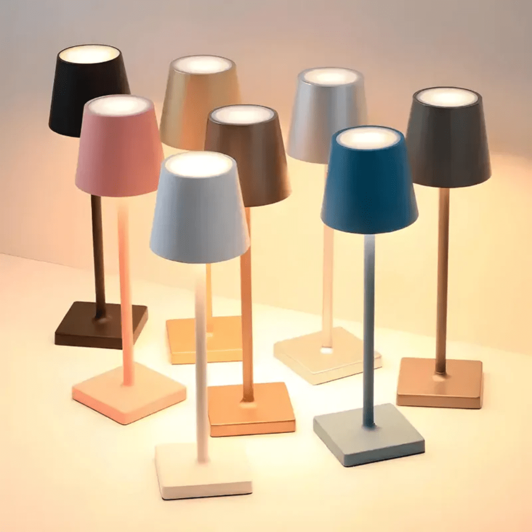 Velzora - Lampe de table rechargeable en aluminium minimaliste | Velzora