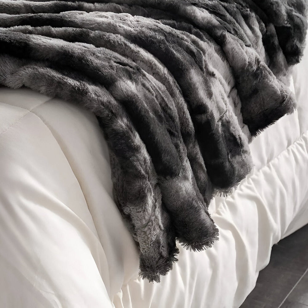 Velzora - Plaid en polaire double face ultra-doux pour chambre et salon | Velzora
