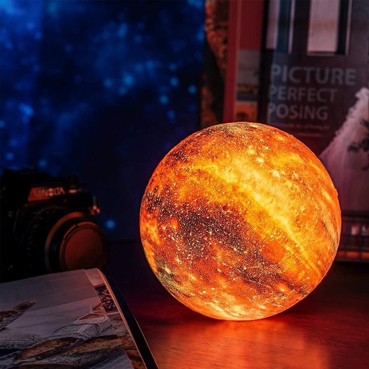 Velzora - Lampe de nuit LED avec ciel étoilé tactile | Velzora