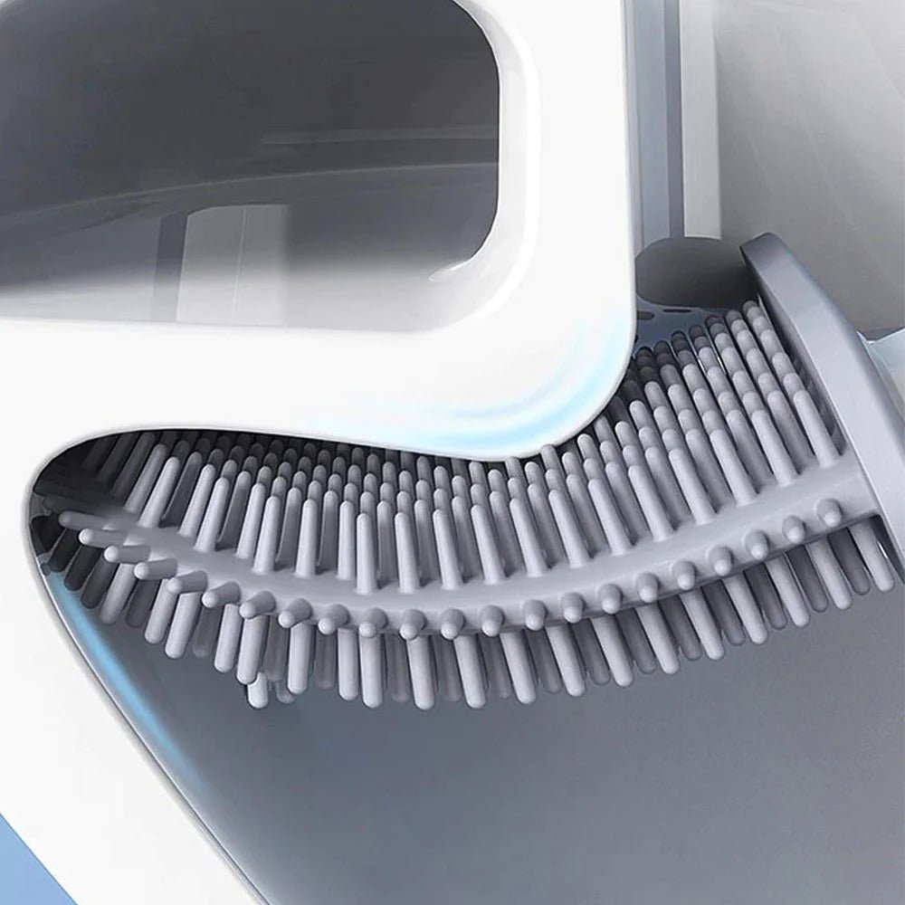 Velzora - Brosse WC silicone antibactérien murale | Velzora