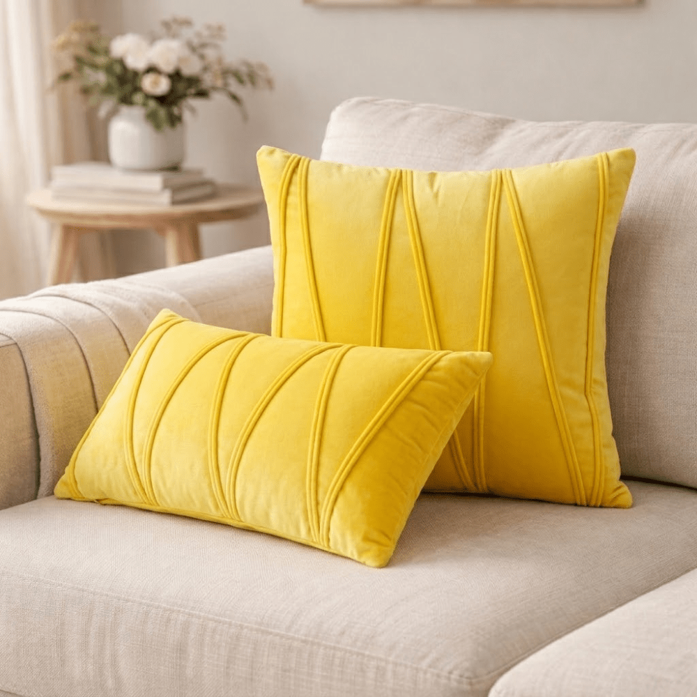 Velzora - Coussin décoratif en velours doux avec housse amovible | Velzora