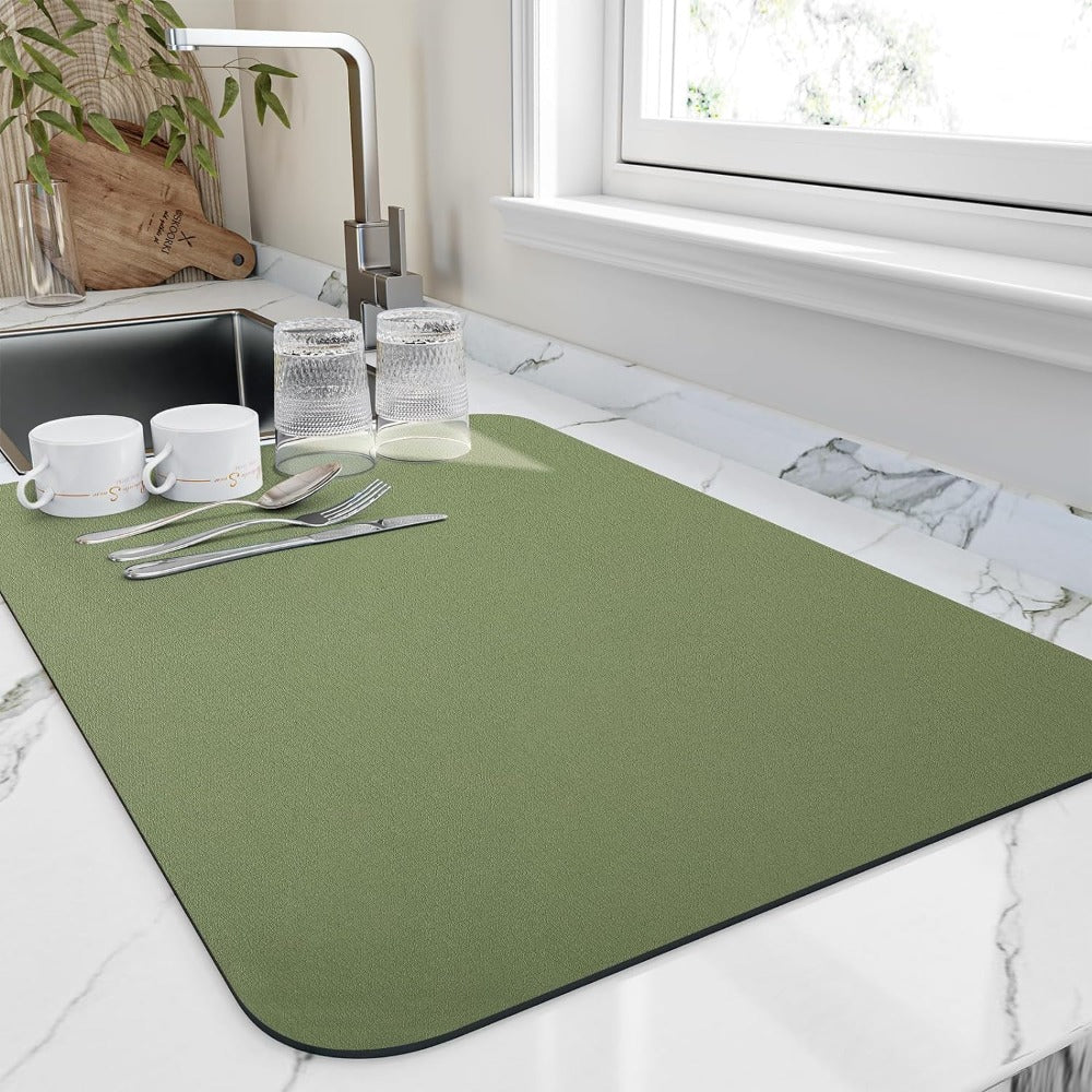 Velzora - Tapis d’égouttage absorbant en diatomite texturée | Velzora