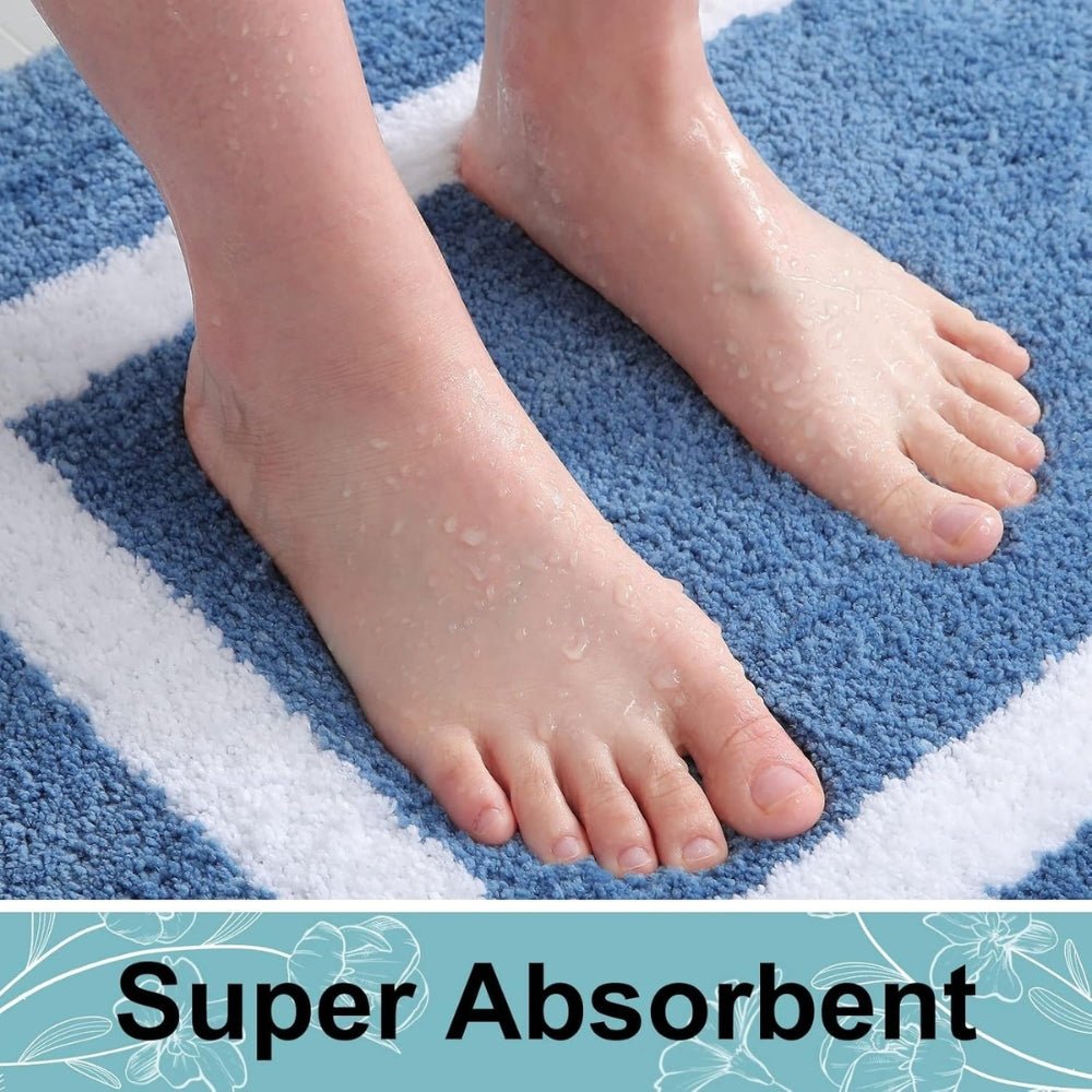 Velzora - Tapis de bain antidérapant à bordure moderne | Velzora