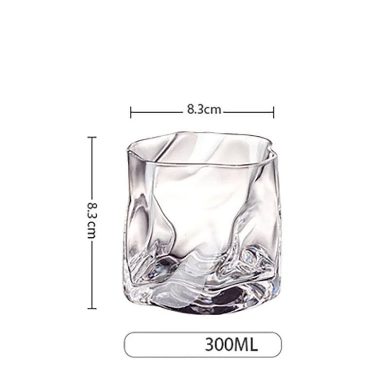Velzora - Verres à whisky en verre texturé soufflé à la main | Velzora