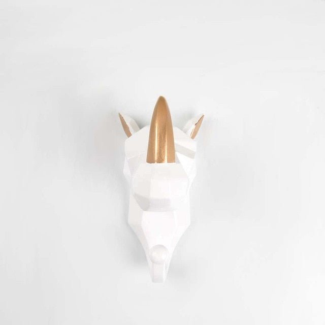 Velzora - Patère murale décorative en résine – Design géométrique animalier | Velzora