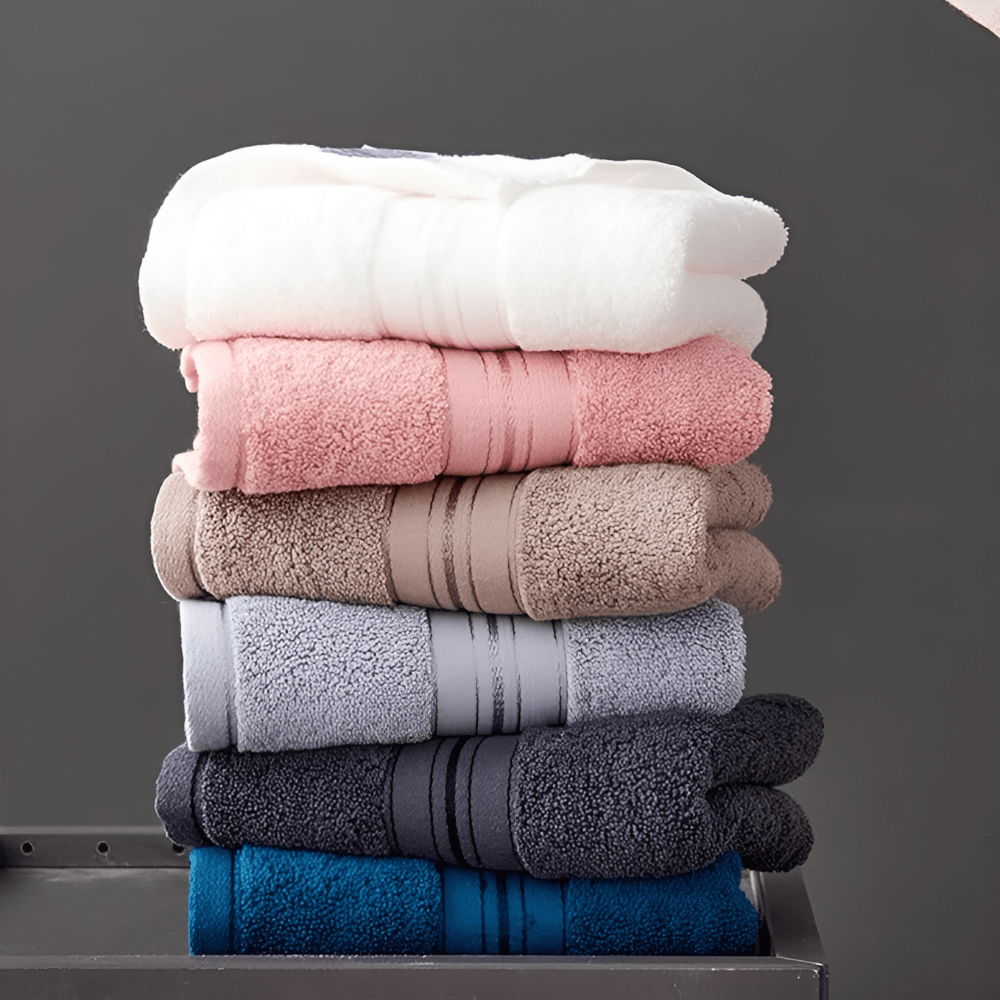 Velzora - Serviette de bain en coton égyptien – Lot doux et absorbant | Velzora