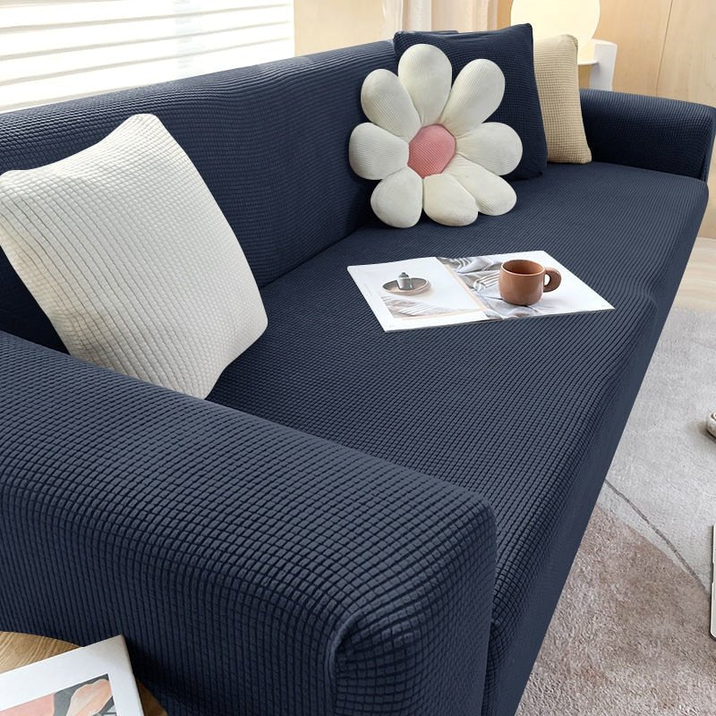 Velzora - Housse de canapé extensible en tissu texturé | Velzora