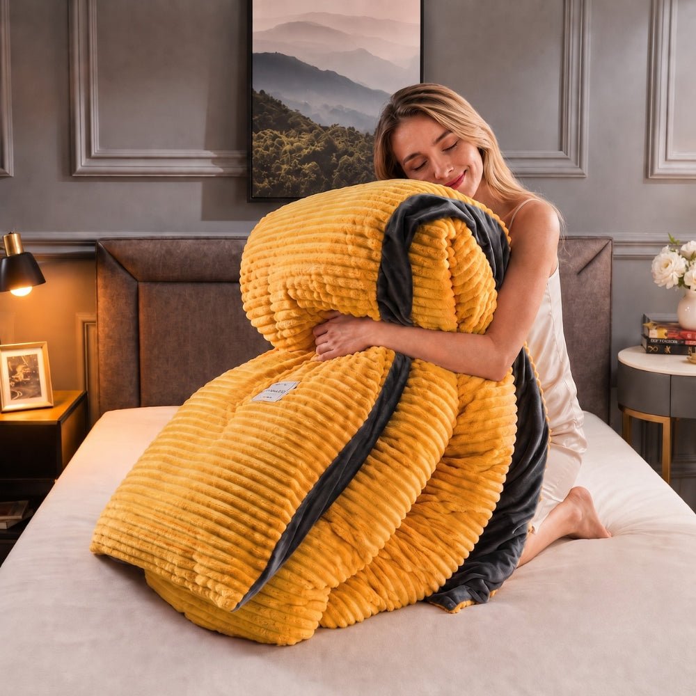 Velzora - Housse de couette en velours texturé – Toucher doux et chaleureux | Velzora