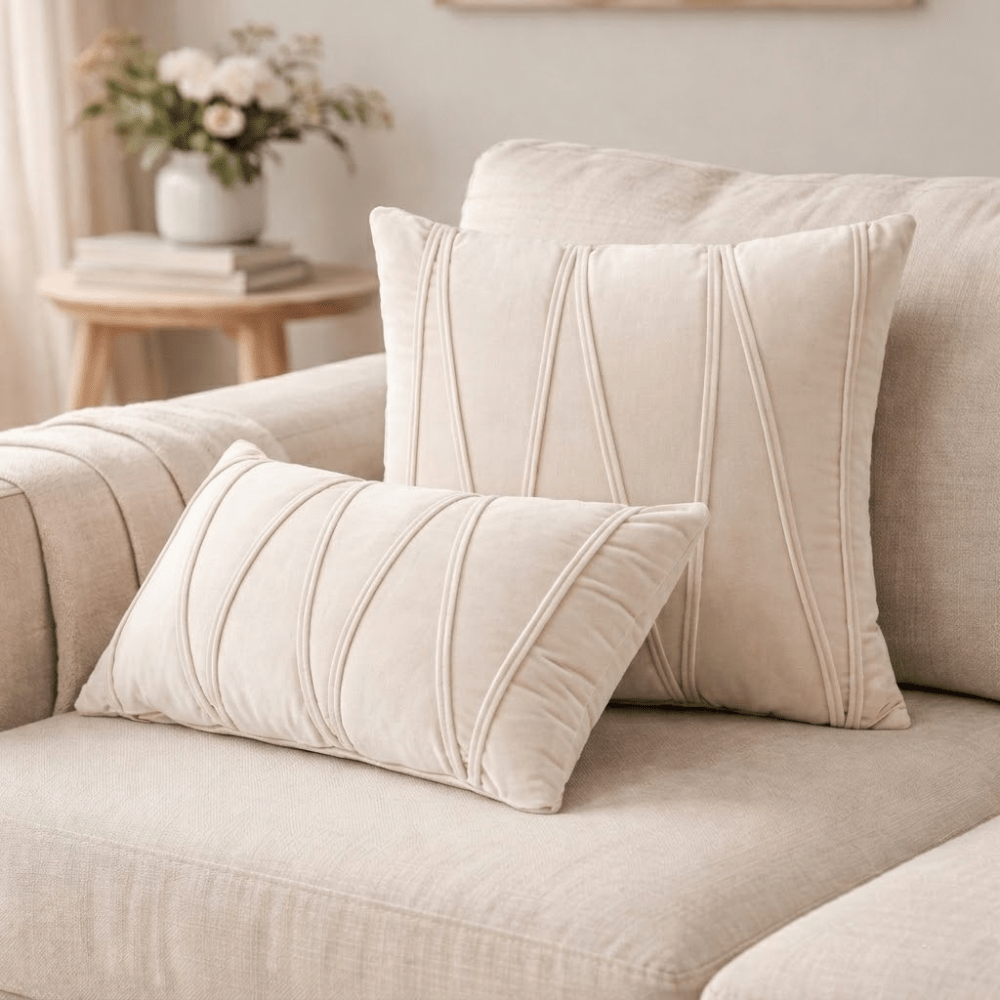 Velzora - Coussin décoratif en velours doux avec housse amovible | Velzora