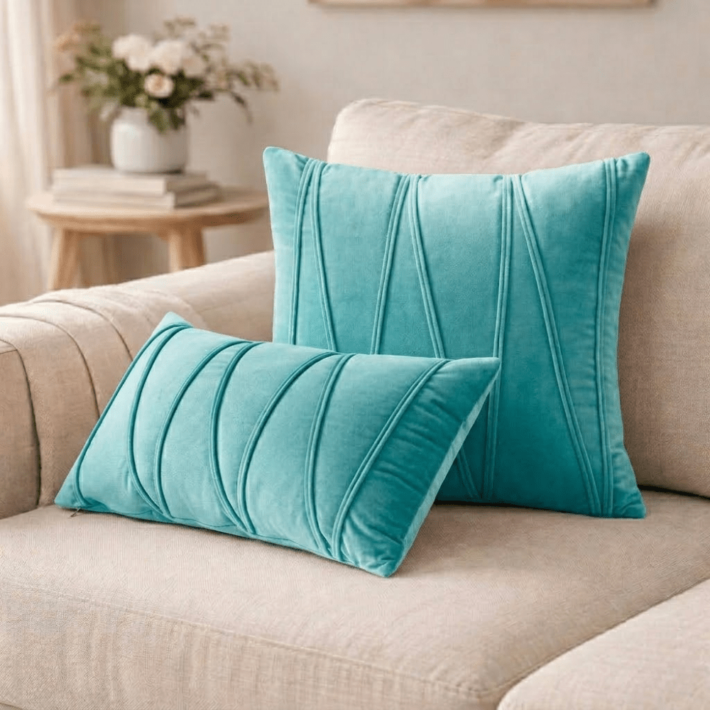 Velzora - Coussin décoratif en velours doux avec housse amovible | Velzora
