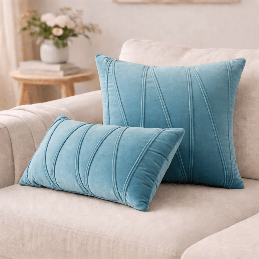 Velzora - Coussin décoratif en velours doux avec housse amovible | Velzora