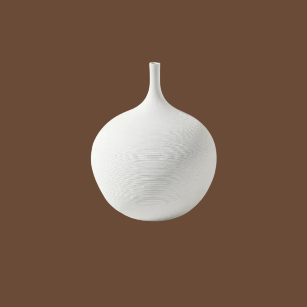 Velzora - Vase en céramique mate minimaliste – style scandinave | Velzora