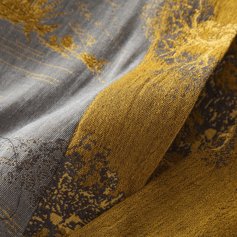 Velzora - Peignoir kimono en coton gaufré naturel à coupe ample | Velzora