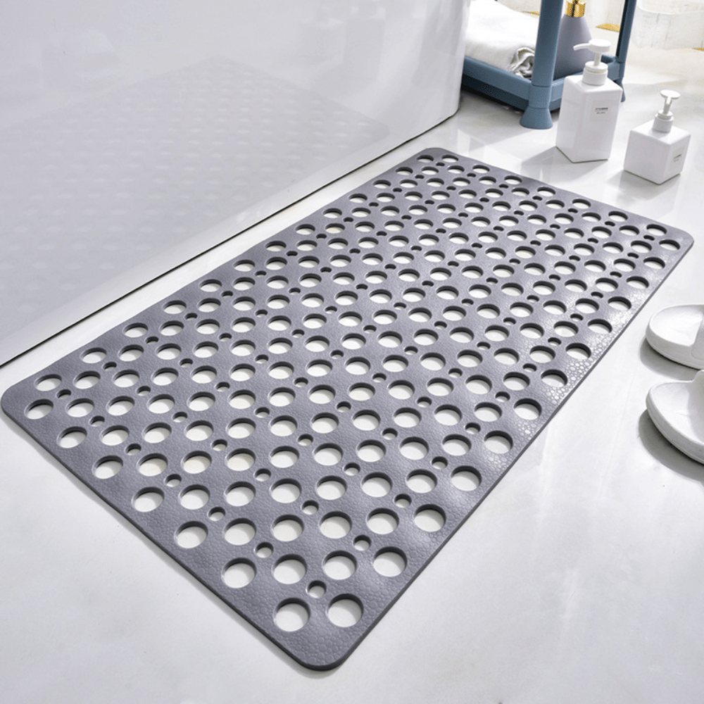 Velzora - Tapis de douche antidérapant en PVC texturé
