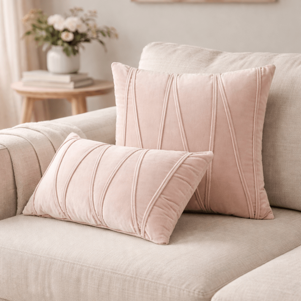 Velzora - Coussin décoratif en velours doux avec housse amovible | Velzora