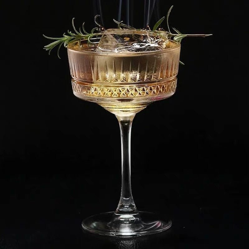 Velzora - Lot de 2 verres à cocktail en verre soufflé | Velzora