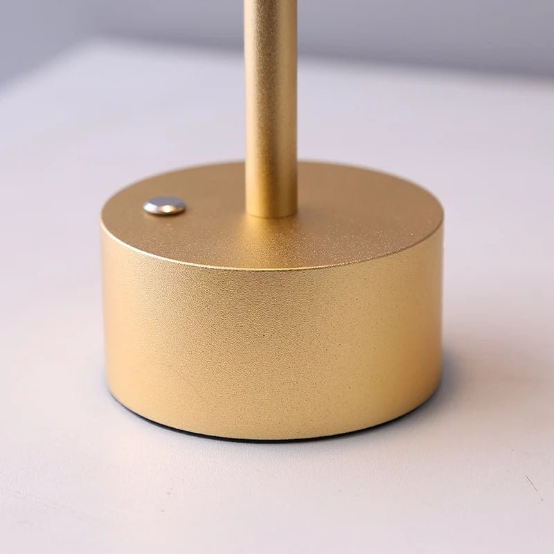 Velzora - Lampe de table aluminium rechargeable, intensité réglable | Velzora