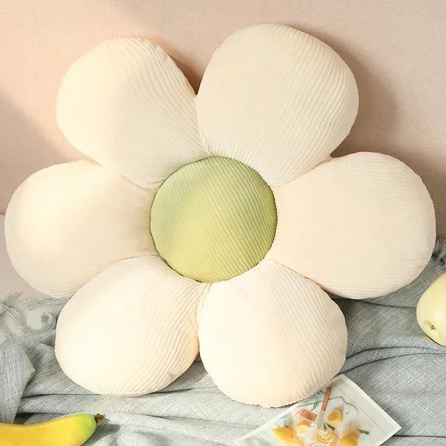 Velzora - Coussin décoratif en forme de fleur en polyester | Velzora