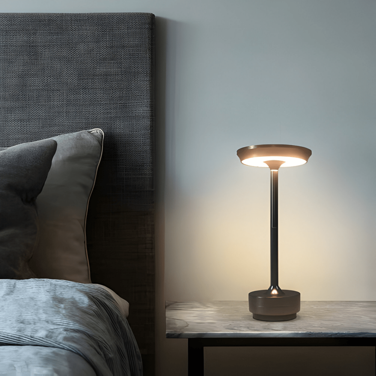 Velzora - Lampe de table sans fil en métal – Dimmable avec commande tactile | Velzora