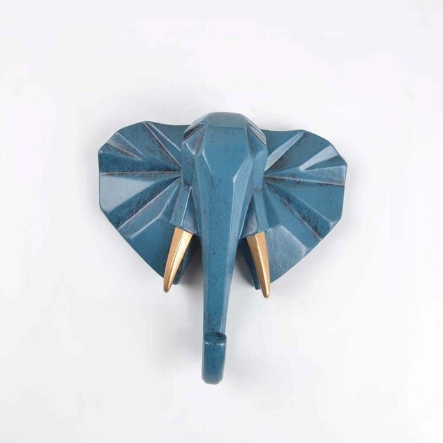 Velzora - Patère murale décorative en résine – Design géométrique animalier | Velzora