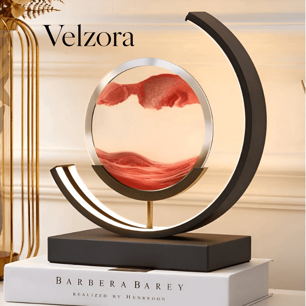 Velzora - Lampe à sable LED avec commande à distance et intensité réglable | Velzora