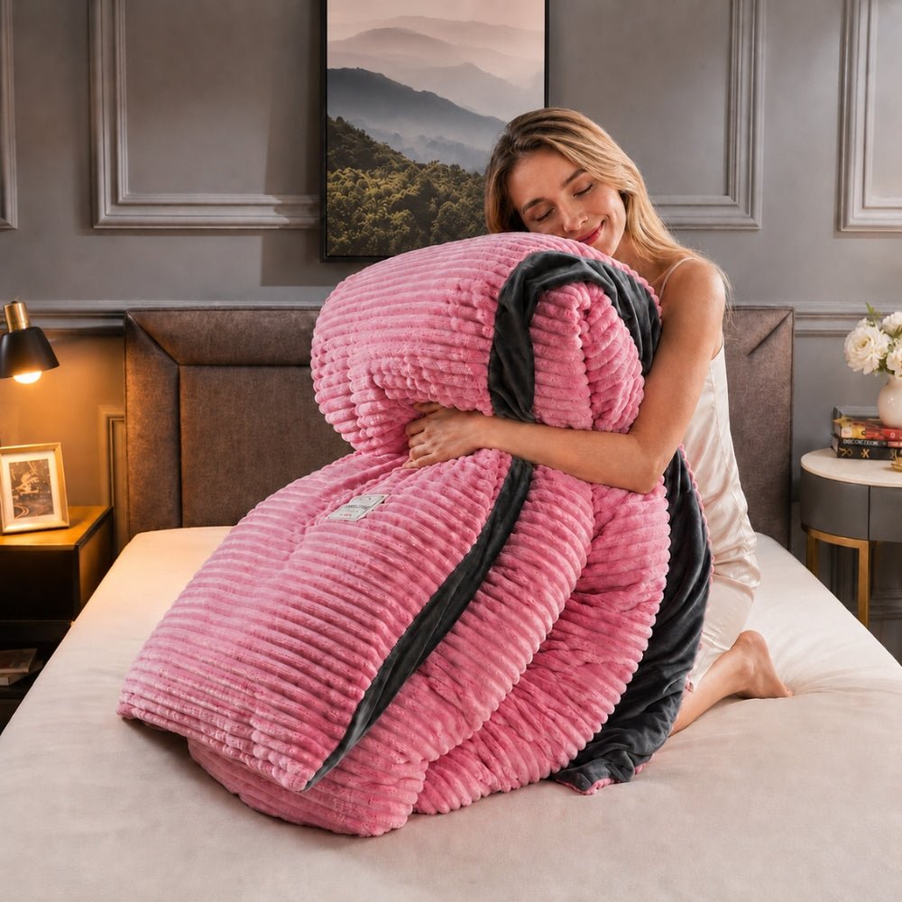 Velzora - Housse de couette en velours texturé – Toucher doux et chaleureux | Velzora
