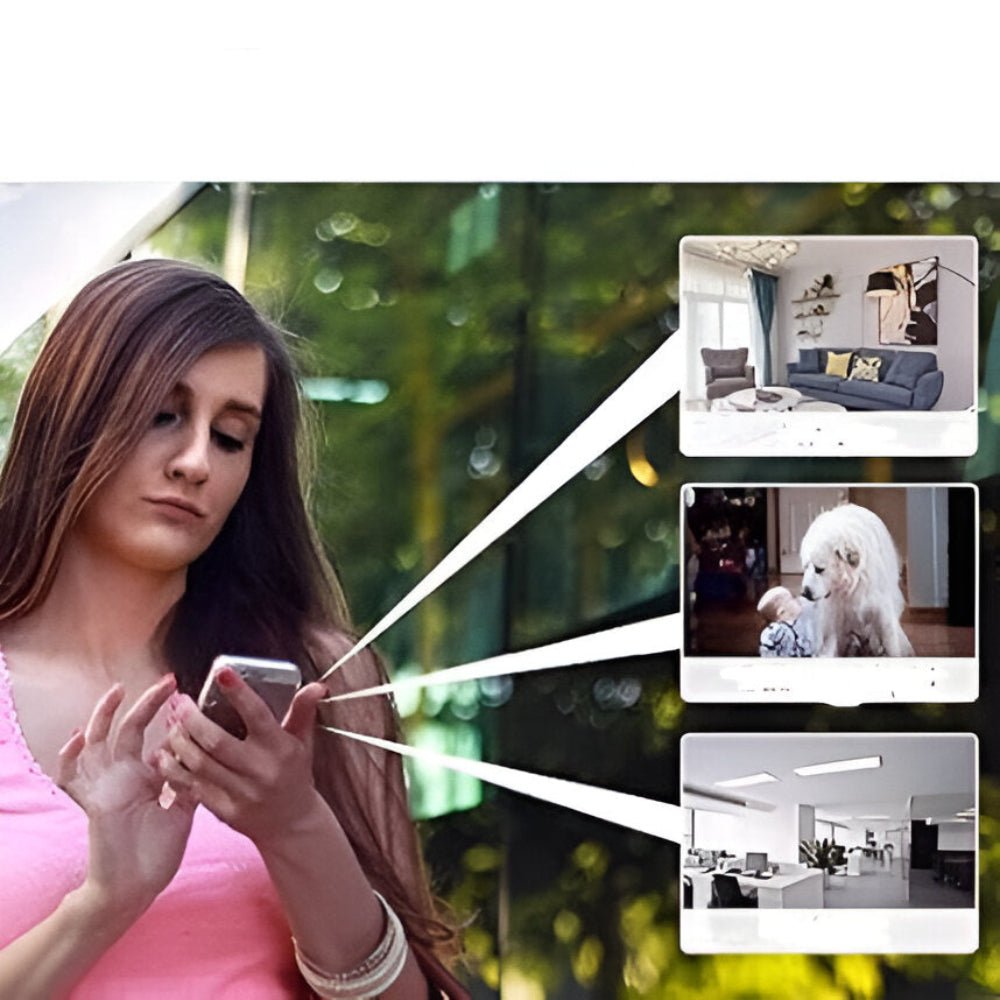 Velzora - Caméra de surveillance WiFi compacte en plastique résistant | Velzora