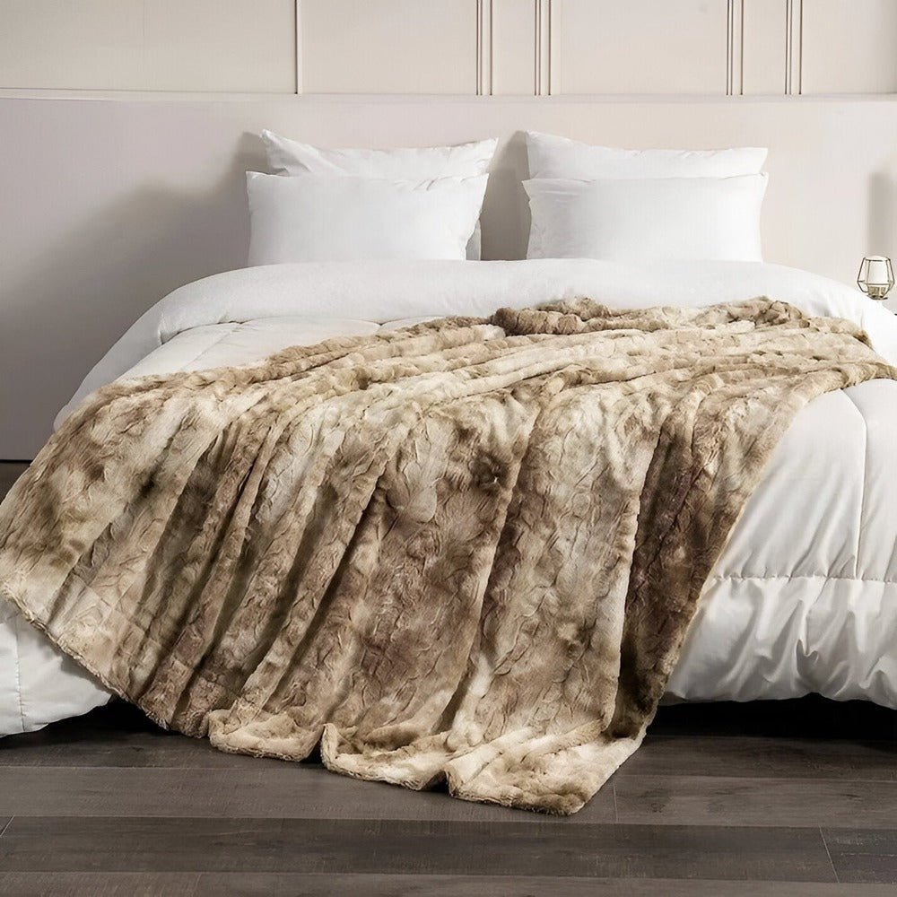 Velzora - Plaid en polaire double face ultra-doux pour chambre et salon | Velzora