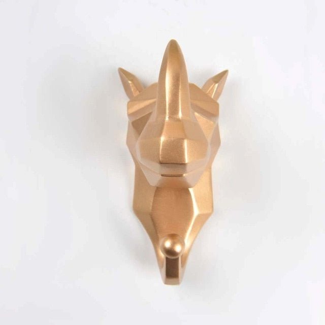 Velzora - Patère murale décorative en résine – Design géométrique animalier | Velzora