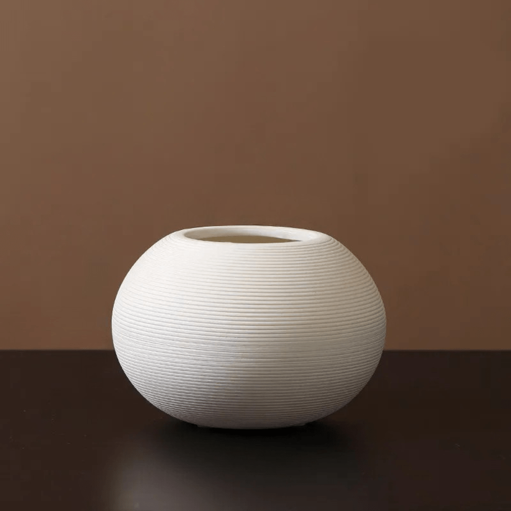 Velzora - Vase en céramique mate minimaliste – style scandinave | Velzora