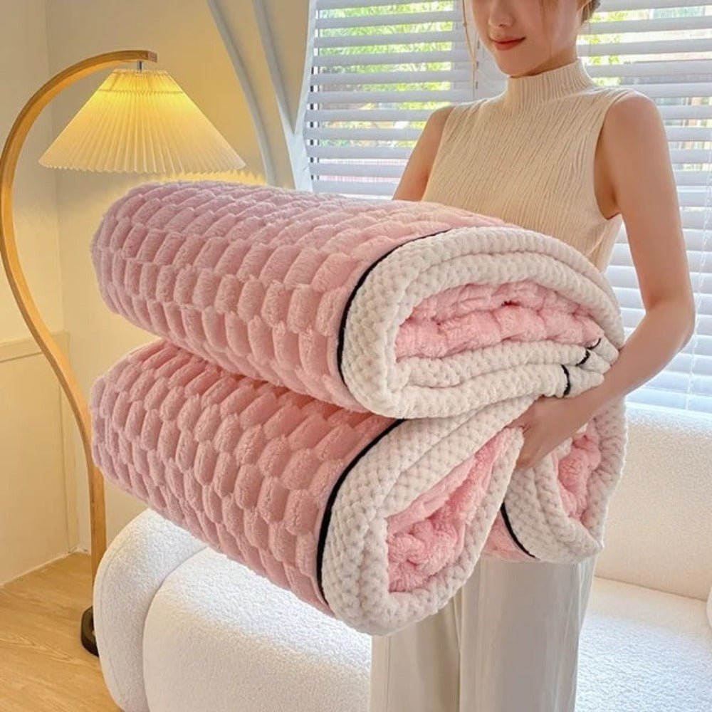 Velzora - Plaid décoratif en sherpa texturé et doux au toucher | Velzora