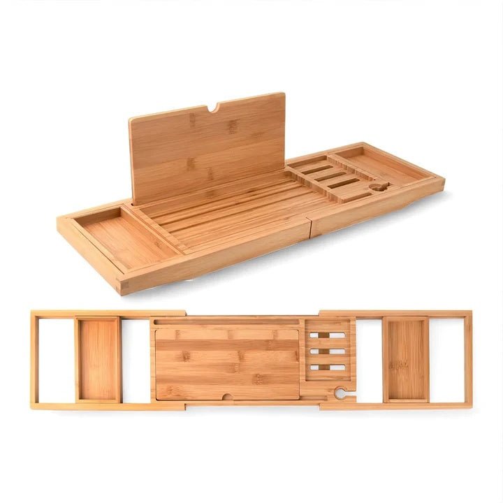 Velzora - Plateau de bain en bois ajustable | Velzora