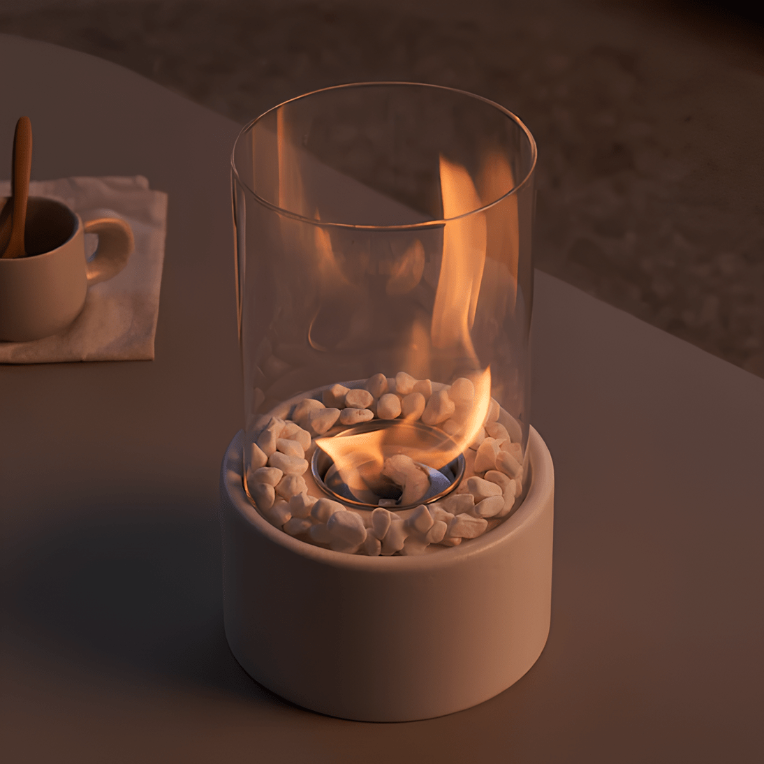 Velzora - Lampe à huile en métal et verre | Velzora