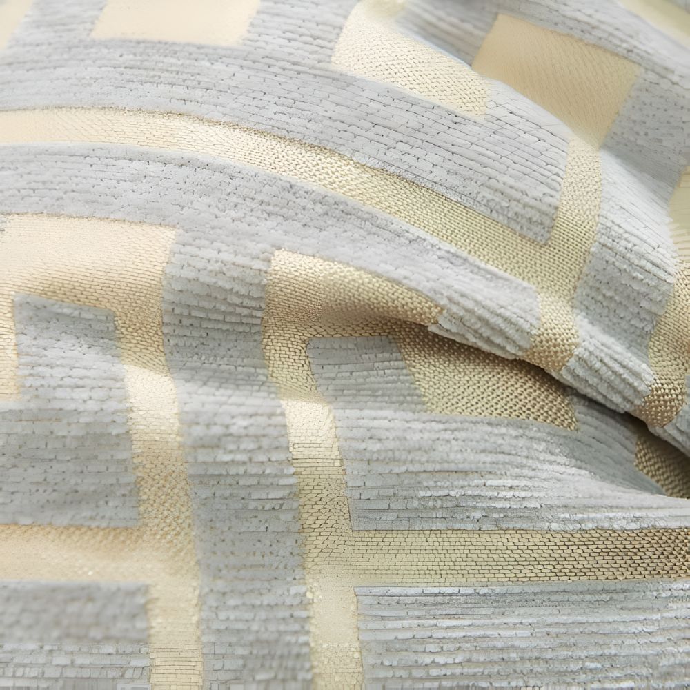 Velzora - Housse de coussin jacquard en velours texturé 45×45 cm