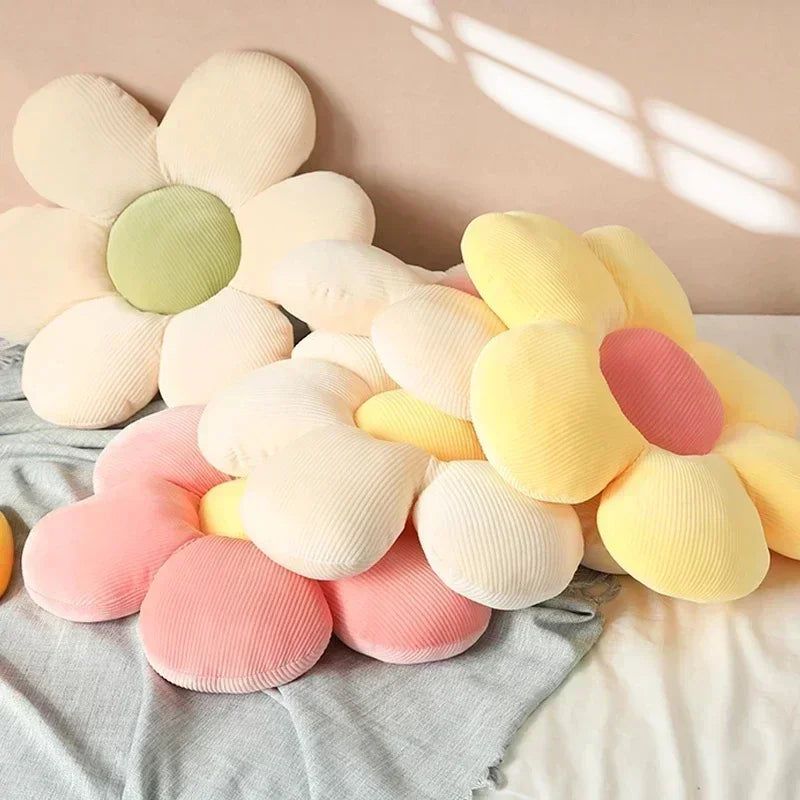 Velzora - Coussin décoratif en forme de fleur en polyester | Velzora