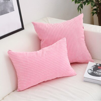 Velzora - Housse de coussin en velours côtelé doux et texturé | Velzora