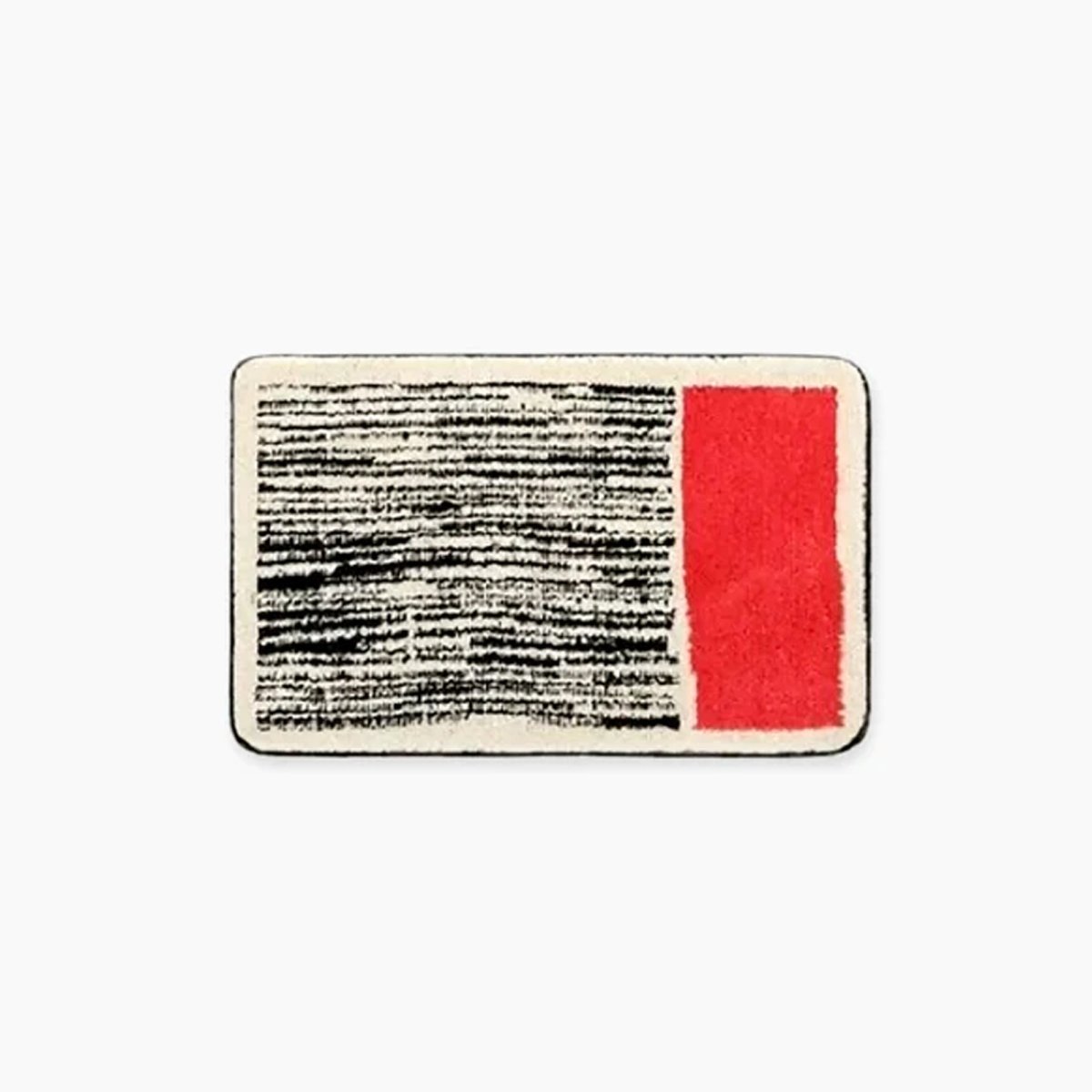 Velzora - Tapis de bain en polyester à motif abstrait antidérapant | Velzora