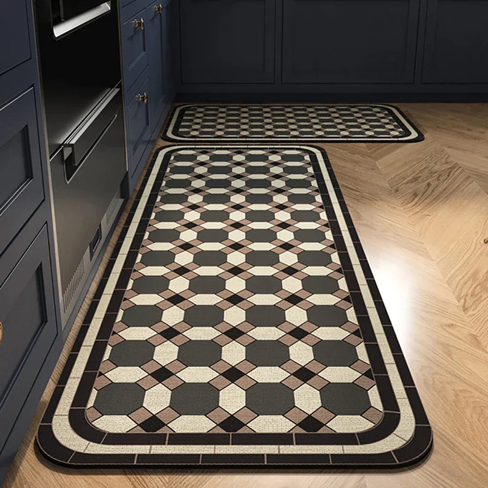 Velzora - Tapis de cuisine antidérapant en textile texturé | Velzora
