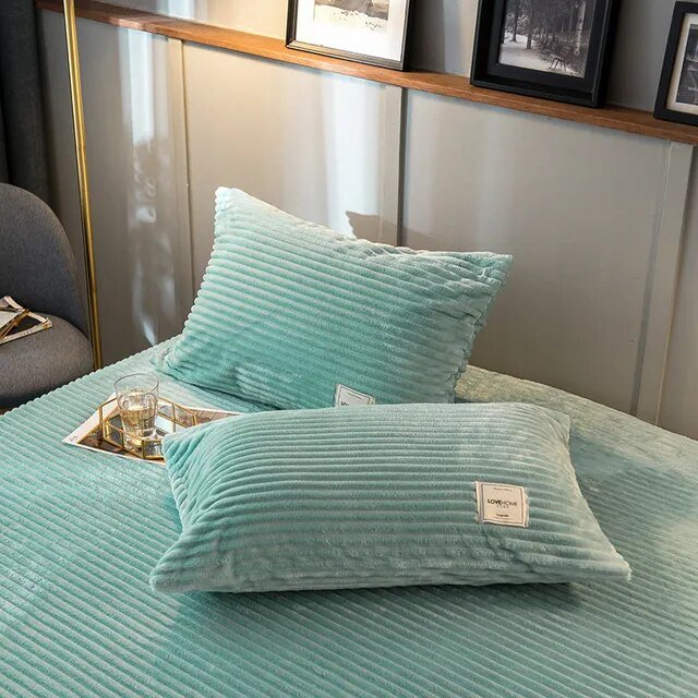 Velzora - Housse de couette en velours texturé – Toucher doux et chaleureux | Velzora