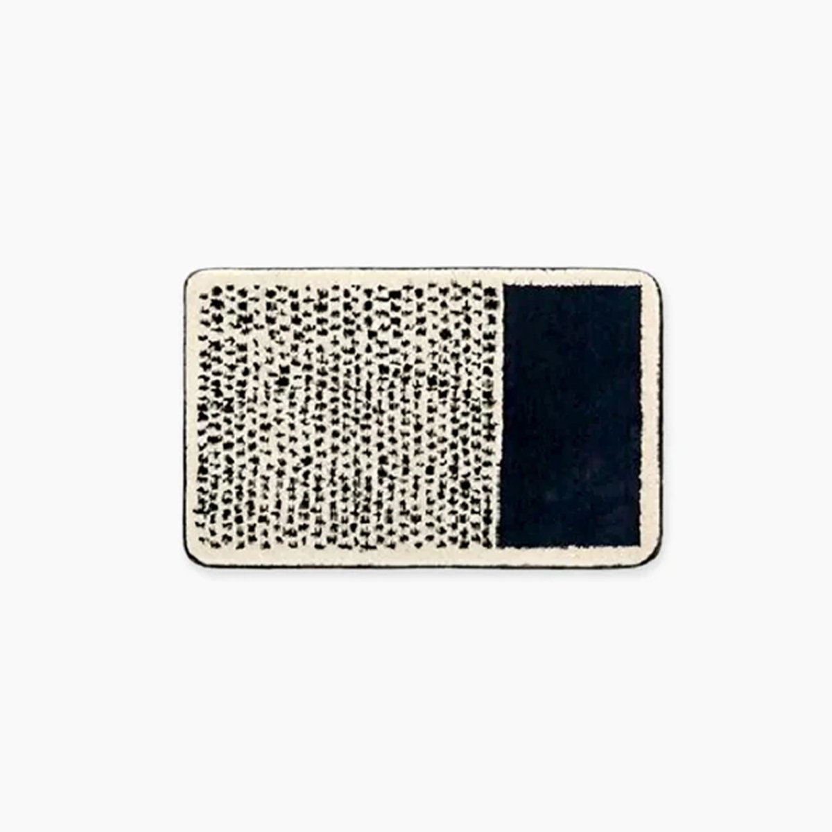Velzora - Tapis de bain en polyester à motif abstrait antidérapant | Velzora