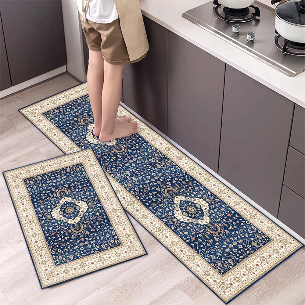 Velzora - Tapis de cuisine antidérapant en textile texturé | Velzora