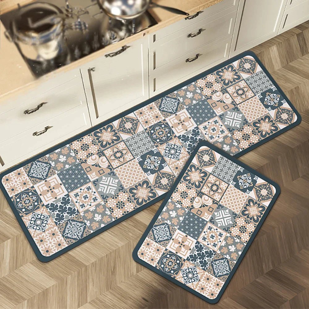 Velzora - Tapis de cuisine antidérapant en textile texturé | Velzora