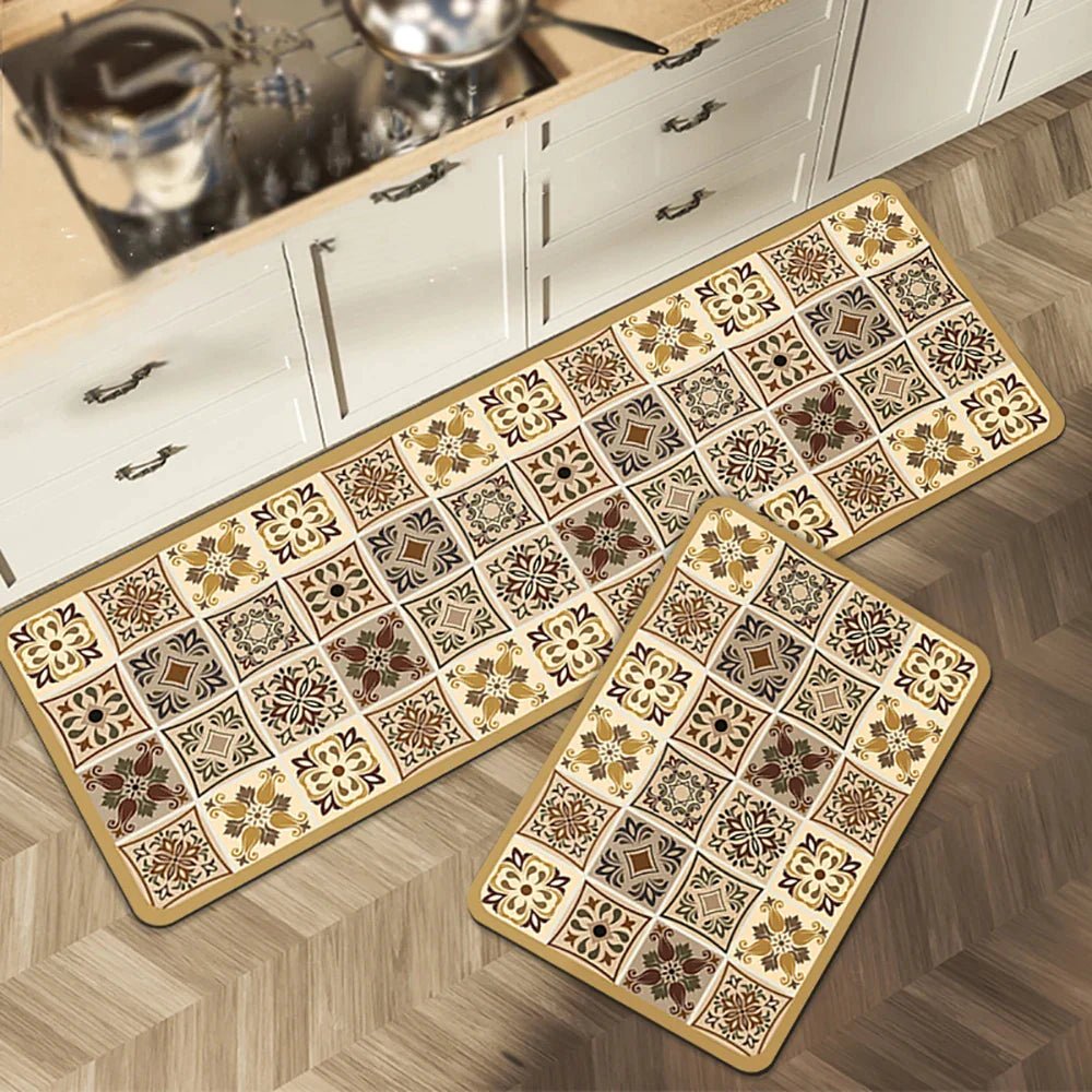 Velzora - Tapis de cuisine antidérapant en textile texturé | Velzora