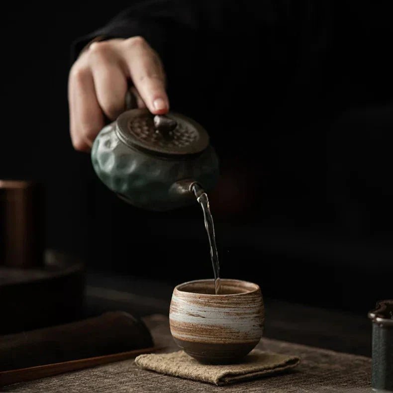 Velzora - Tasses à espresso en céramique artisanale émaillée | Velzora
