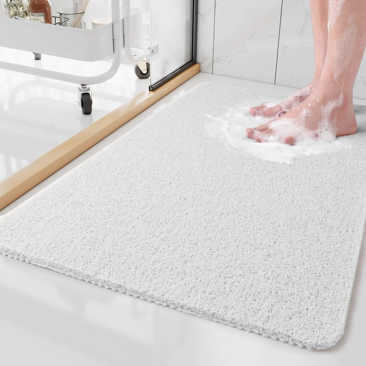 Velzora - Tapis de douche antidérapant en mousse texturée | Velzora