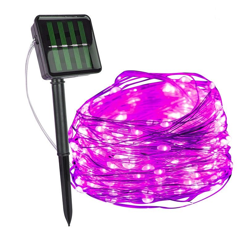 Velzora - Guirlande lumineuse solaire en cuivre étanche | Velzora