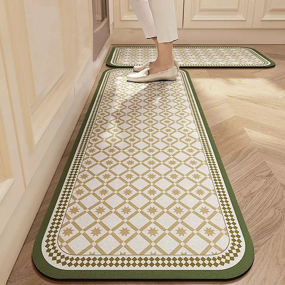 Velzora - Tapis de cuisine antidérapant en textile texturé | Velzora