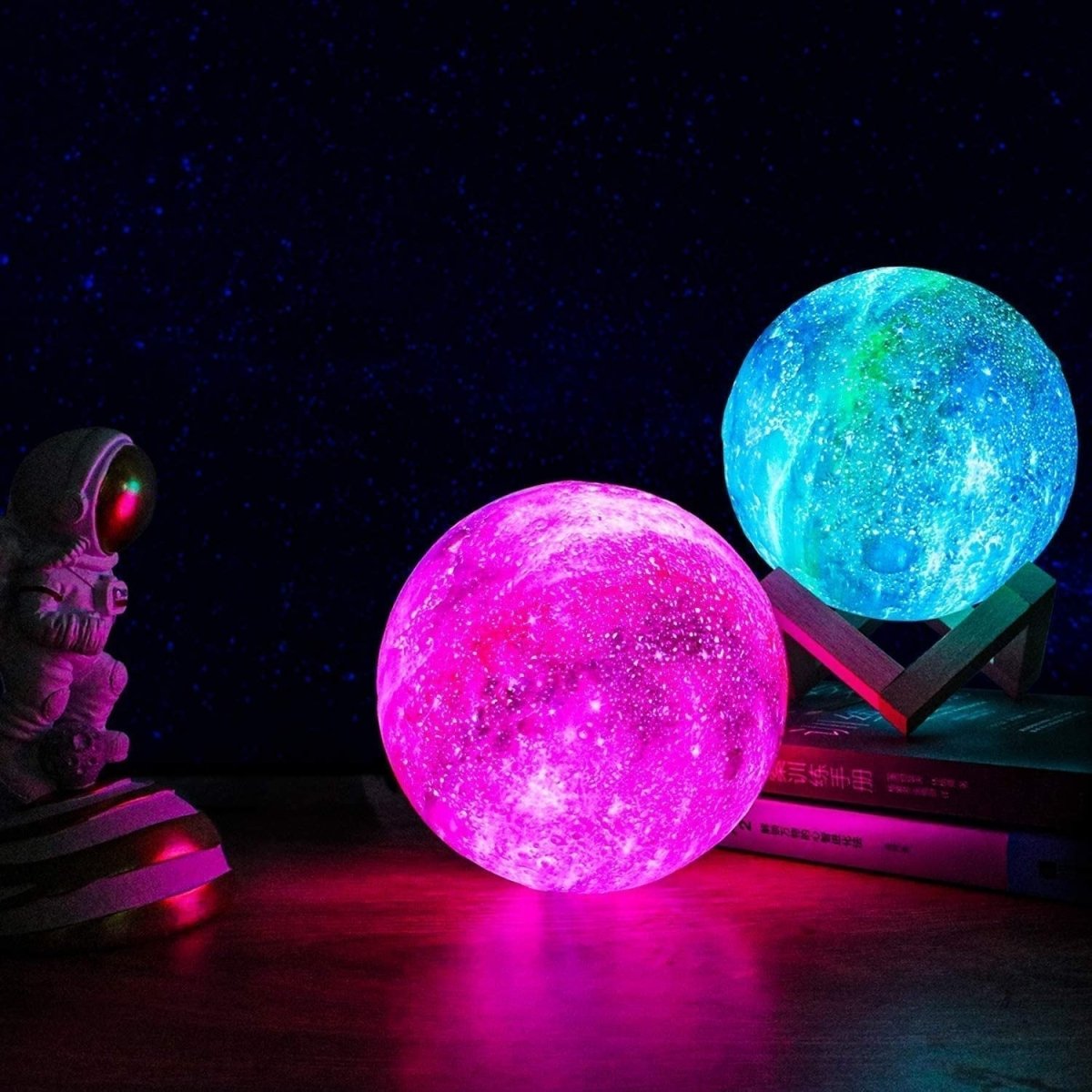 Velzora - Lampe de nuit LED avec ciel étoilé tactile | Velzora