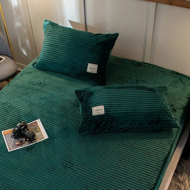 Velzora - Housse de couette en velours texturé – Toucher doux et chaleureux | Velzora